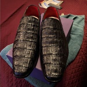 Genuine Crocodile Leather Shoes